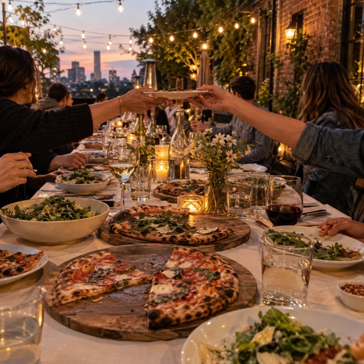 Sample dinner photo sent after capture stopped